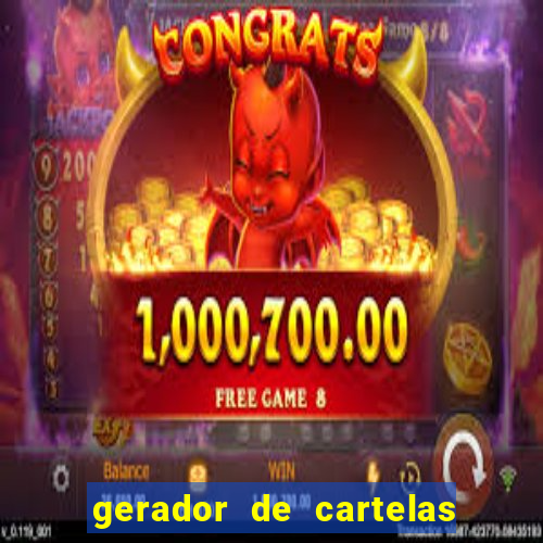 gerador de cartelas de bingo 1 a 99